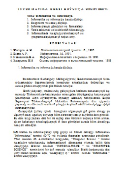 Informatika (leksiýa)
